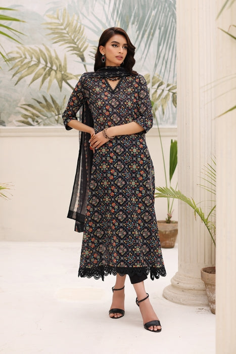 3 PIECE PRINTED UNSTITCHED LAWN SUIT