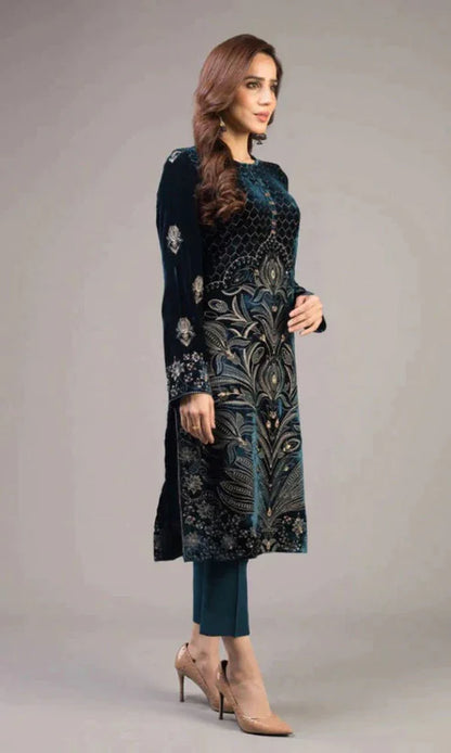 3 PIECE - EMBROIDERED UNSTITCHED LAWN SUIT