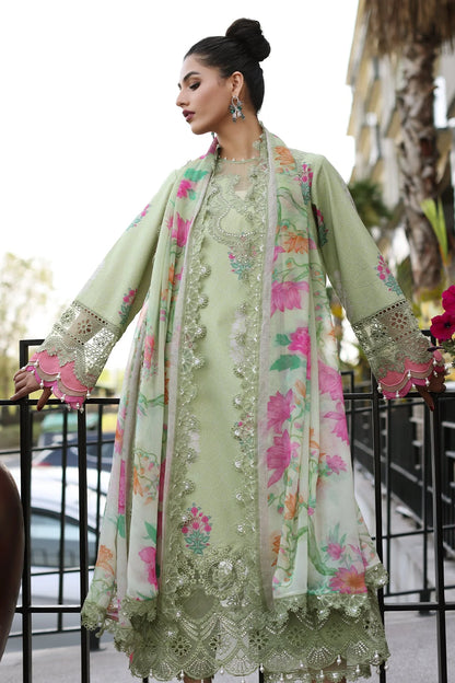 3-PC UNSTITCHED EMBROIDERED LAWN SUIT