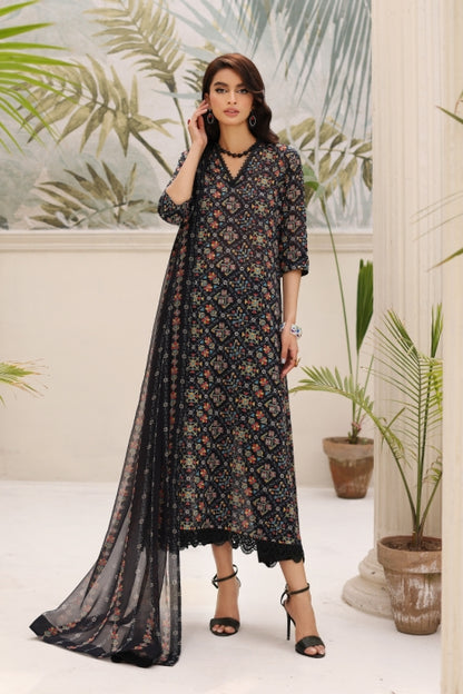 3 PIECE - PRINTED UNSTITCHED LAWN SUIT