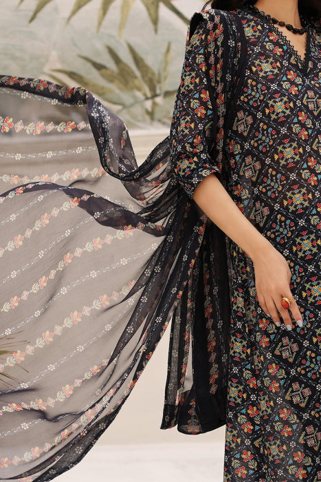 3 PIECE - PRINTED UNSTITCHED LAWN SUIT